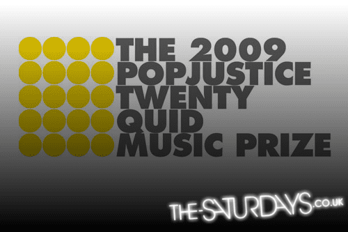 'Up' is up for The Popjustice Twenty Quid Music Prize!
